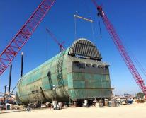 GWave's monster soon to be trialled at WaveHub off the Cornish coast. Pic by GWave